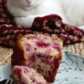 Gâteau léger aux framboises & purée d'amande