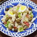 SALADE DE PÂTES RISONI ( TLAITLI ) AU POULET 