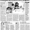 Vu dans la presse : Pourquoi les enfants sont fatigués (ER 18/10/2013)