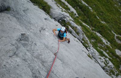 22/08/09 : Escalade au Sapey : "L'opium du peuple" 7 longueurs, 6b max