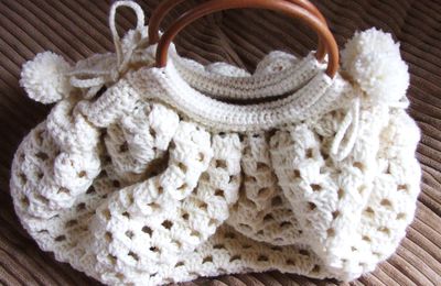 SAC BOULE ECRU (VENDU)