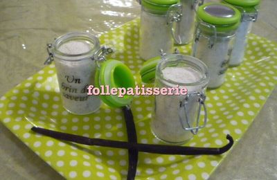 Sucre vanille au thermomix et petit cadeau gourmand 