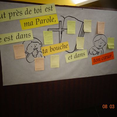 ! "Tout près de toi est ma parole, elle est dans ta bouche et dans ton cœur"