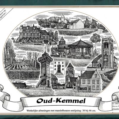 Glasgravure "Oud Kemmel" uit 1993