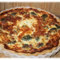 Quiche féta , brocolis