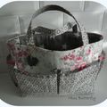 SAC DE TOILETTE (Fabric box # 3 )