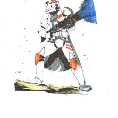 Autre coloriage de clone