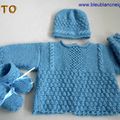 tutoriel tricot bb,brassiere, bonnet, chaussons, laine bebe, explications pdf