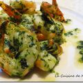 Gambas en Persillade