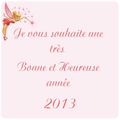 Bonne année 2013