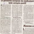 Article du Canard enchaîné du 7 décembre 2011