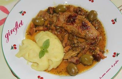 Râble de lapin à ma sauce 