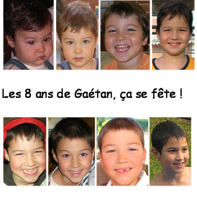 Gaétan a soufflé ses 8 bougies...