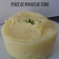 PUREE DE POMMES DE TERRE