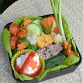 Bento « L'épouvantail Mr. Citrouille dans son potager » (MAI'li MAI'lo #21)