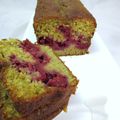 Cake pistache framboise