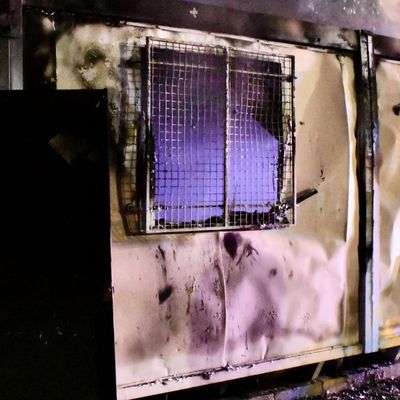 LE LOCAL DES BOULISTES ET DES CHASSEURS LA PROIE DES FLAMMES. 