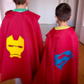 Duo de capes de Super Héros 