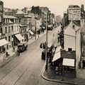 La rue Thiers après guerre (actuelle avenue René Coty)