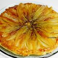 Tatin d'endives à la cassonade et moutarde douce, végétarien