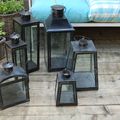 Des lanternes en métal...version noire !