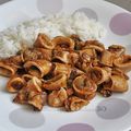 Encornets à la sauce piquante **