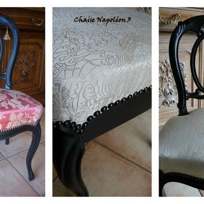Réfection chaise NAPOLEON 3