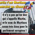 MARTINEZ PRIE PAR FRANCOIS HOLLANDE DE SE TAIRE. DEVIENDRAT-IL COMME MARTIN DEPUTE EUROPEEN ?