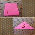 Tuto de pliage de serviette en forme de Rose