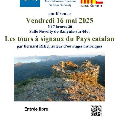 Conférence Les tours à signaux Banyuls-sur-Mer 16 05 2025
