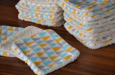 Tuto gratuit : les lingettes lavables en éponge