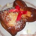 Gâteau au chocolat et aux blancs d'oeufs.