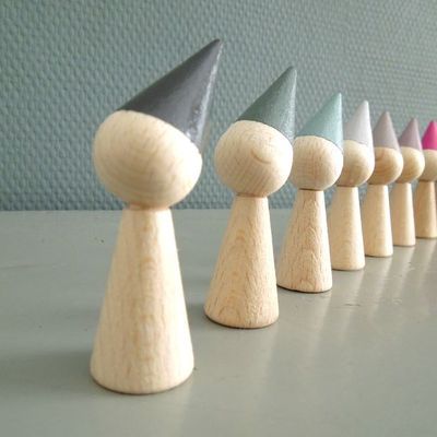 Blanche Neige et les sept nains. 7 personnages en