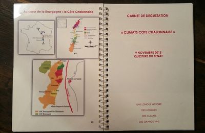 Les Climats de la Côte Chalonnaise à Paris