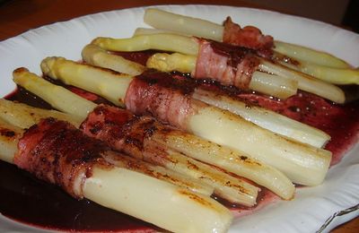 Une Assiette d'Asperges Originale.