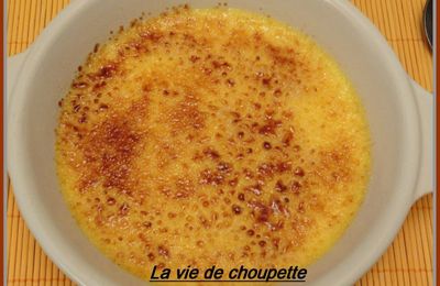 CREME BRULEE A LA BERGAMOTE