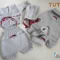 Fiche tricot bébé, modèle à tricoter, layette tricot bb, tuto, explications en pdf