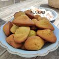 Madeleines de Commercy pistache d'Alain Ducasse