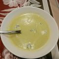 Soupe de Courgettes au Bleu d'Auvergne