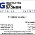 Merci Construction Michel Gagnon!