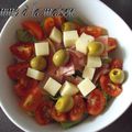 Salade jambon cru Gruyère