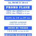 PROMO FLASH FÊTE DES MÈRES ET DES PÈRES