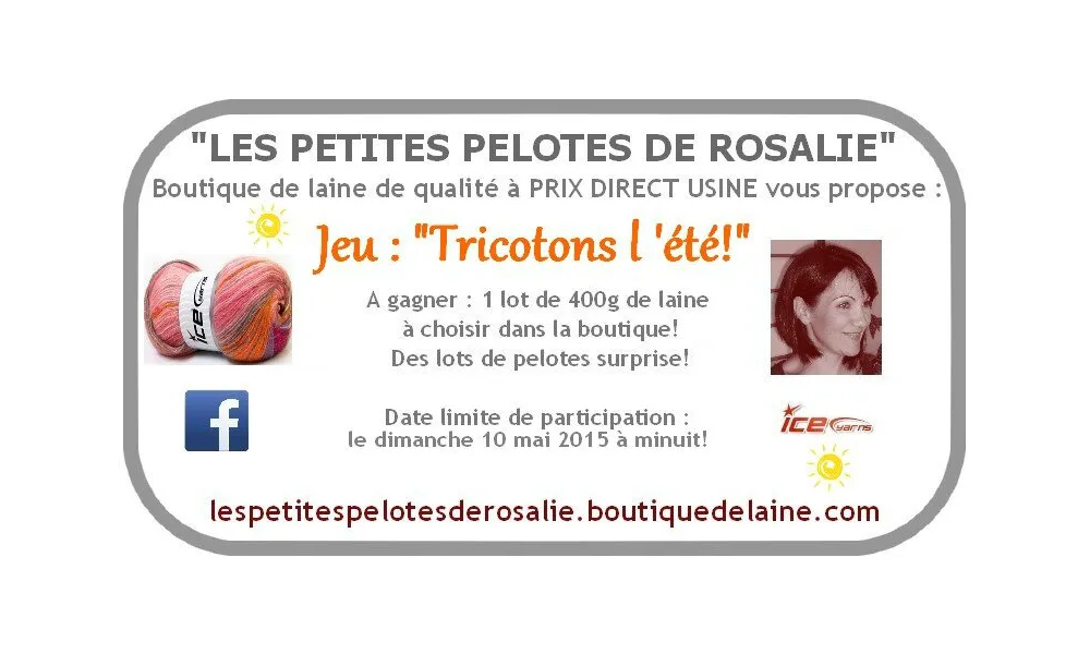 Jeu " Tricotons l'été! Des pelotes à gagner!"