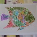 Un poisson à l'aquarelle