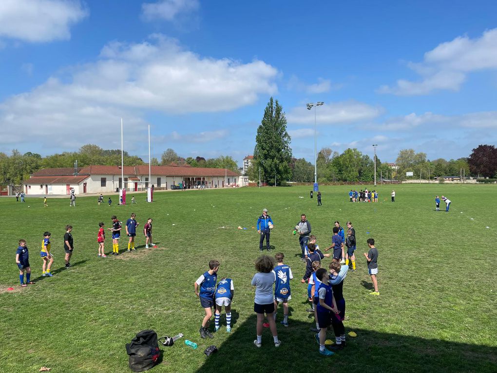 U11G : journée cohésion avec le RCV Rugby