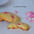 Cookies aux pralines roses