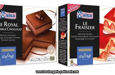 Fraisier & Royal double chocolat Alsa-Lenôtre : Kits à gagner !