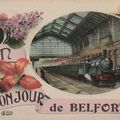 Carte postale passe-partout : Le Train arrivait-il vraiment à Belfort ?