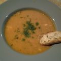 Soupe - repas aux tomates, lentilles et pois chiches 
