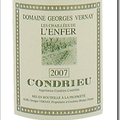  Condrieu Georges Vernay Cuvée "Les Chaillées de l'Enfer" (vallée du Rhône)